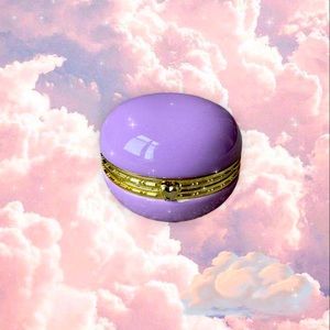 ✨Vintage Mini Purple Jewelry Box✨